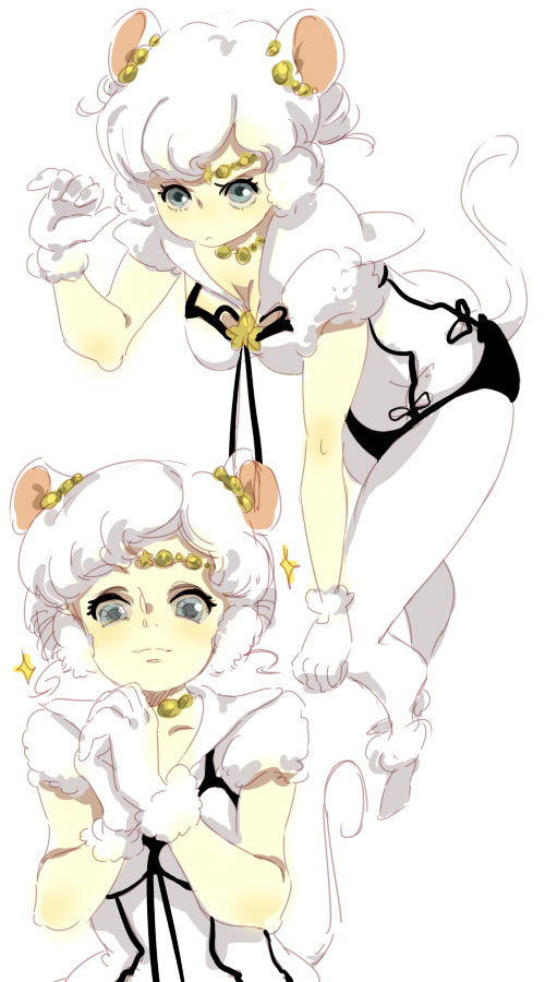 animal_ears, aroi_(euza), artist_request, bishoujo_senshi_sailor_moon, blue_eyes, breasts, cleavage, face