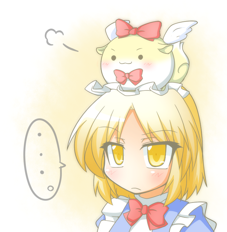 :3, blonde_hair, blush, cop_(shokkidana), gengetsu, maid, maid_headdress, mugetsu