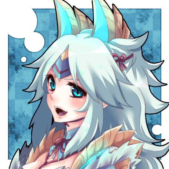 animal_ears, blue_eyes, boooo-im, capcom, jinouga_(armor), long_hair, monster_hunter, monster_hunter_3_g