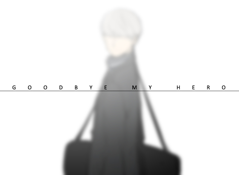 bangs, bowl_cut, english, goodbye, grey_hair, jacket, looking_back, luggage