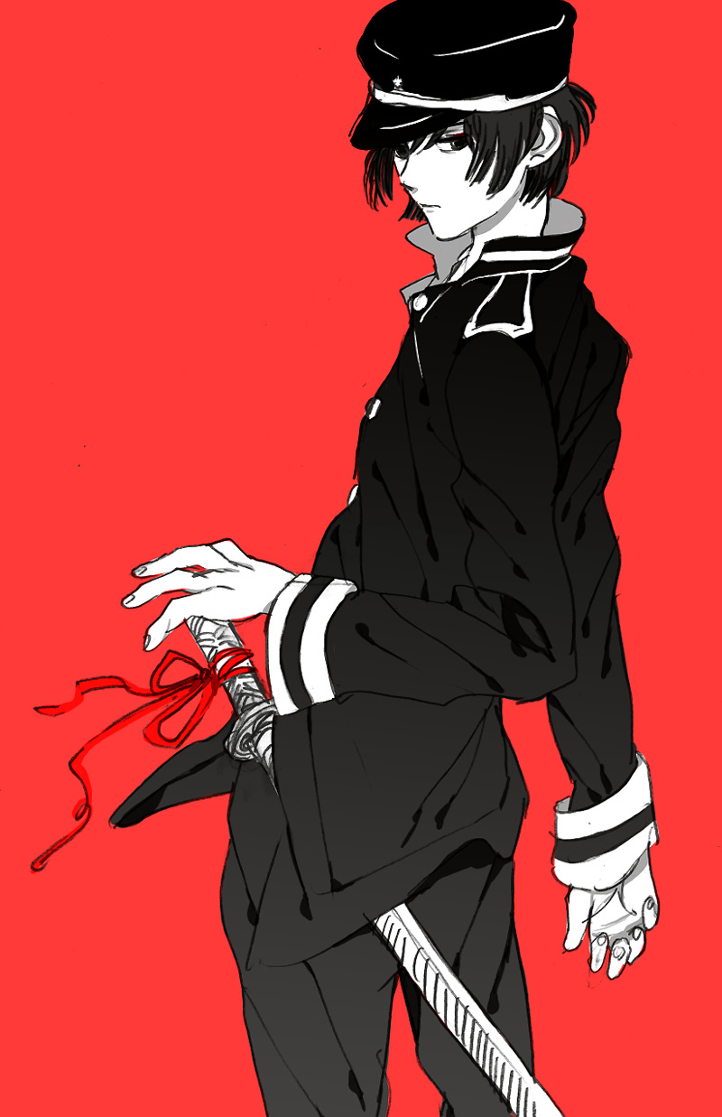 axis_powers_hetalia, black_eyes, black_hair, highres, japan_(hetalia), katana, kimidori_(mb4), male