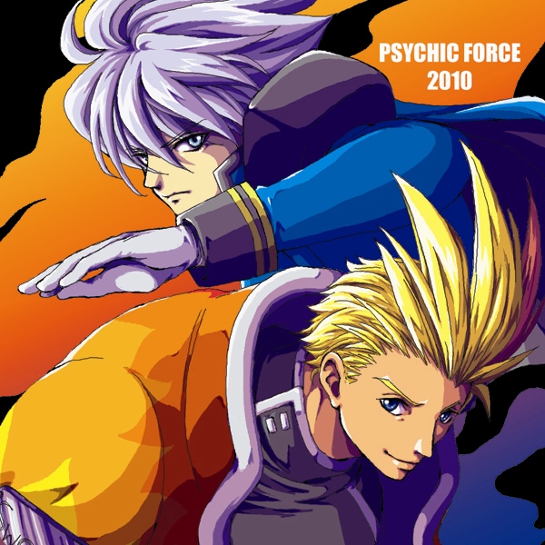 blonde_hair, blue_eyes, burn_griffiths, coat, grey_hair, keith_evans, male, multiple_boys