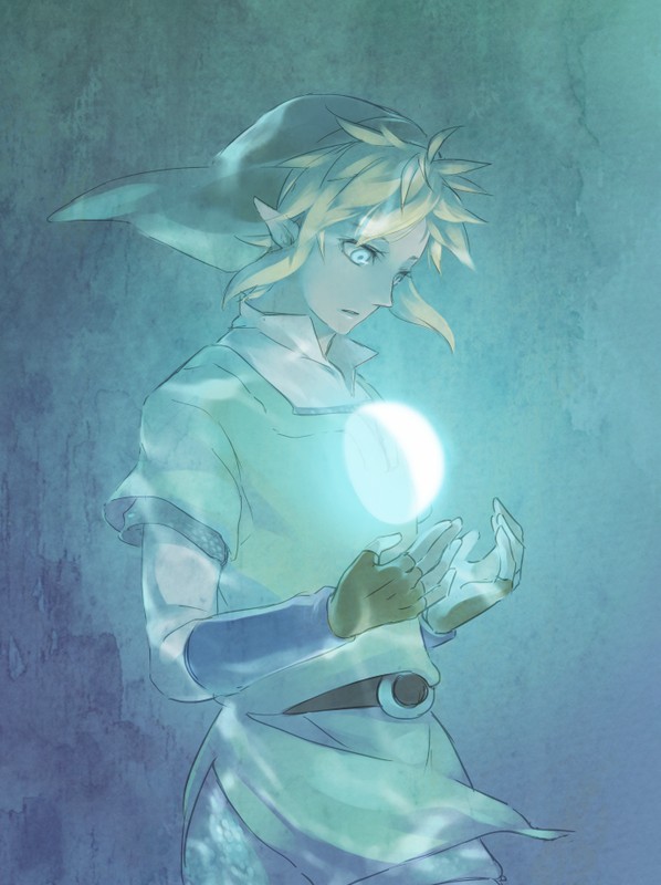 blonde_hair, blue_eyes, gloves, hat, link, male, natsuyon, nintendo