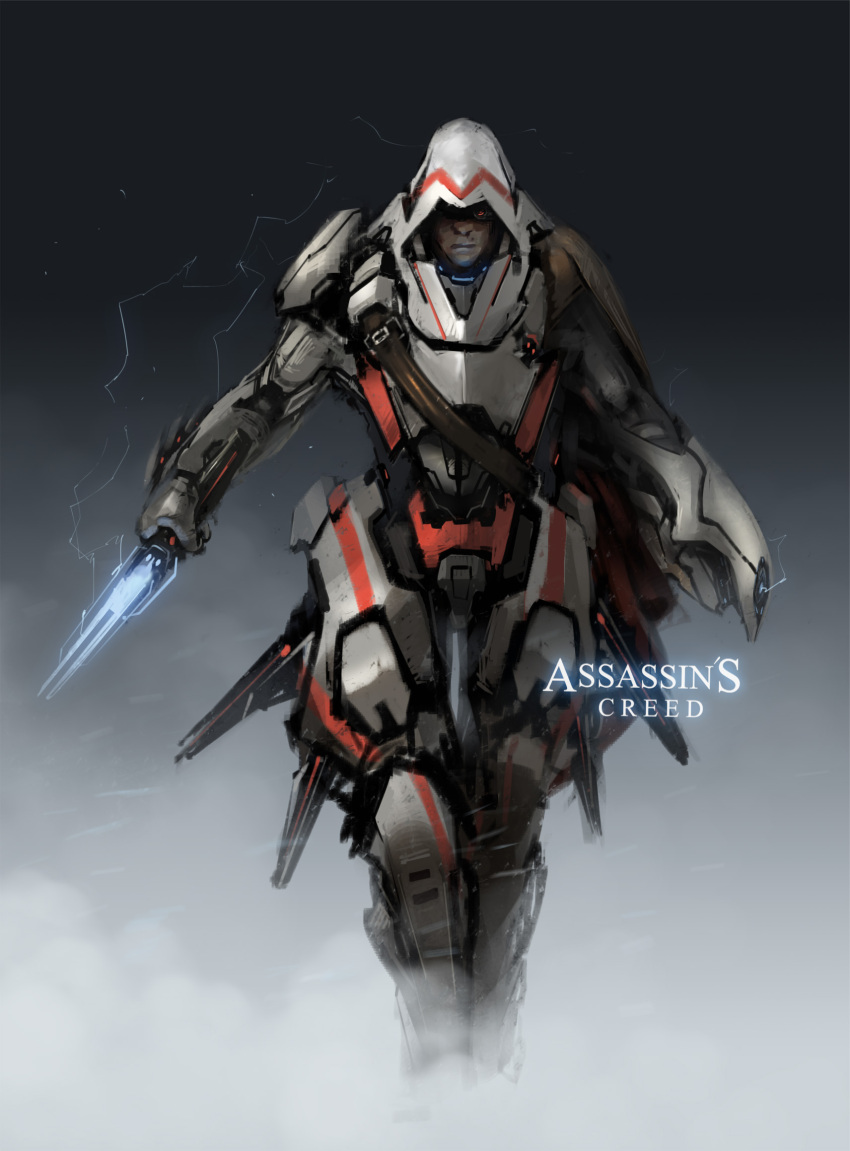 armor, assassin's_creed, assassin's_creed_ii, assassin's_creed, assassin's_creed_ii, dark_skin, full_armor, gradient