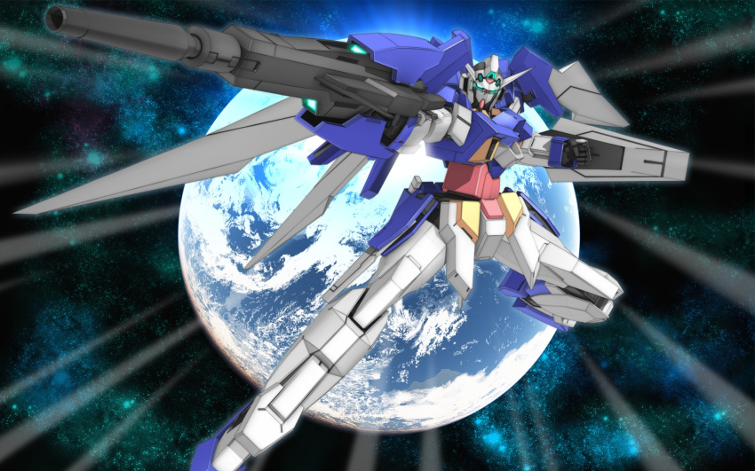gundam_age, gundam_age-2, highres, mecha, space, weapon, zefai