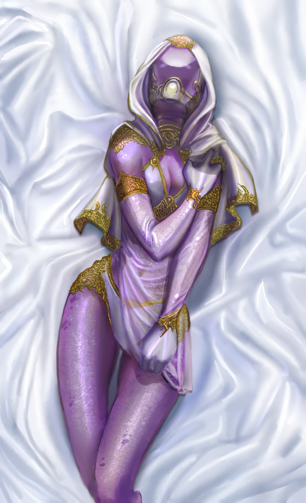 alien, armlet, bodysuit, bracelet, breasts, calisto-lynn, cleavage, dead_source