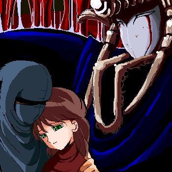 90's, ashtar, demon, famicom, irene_lew, katana, mask, nes