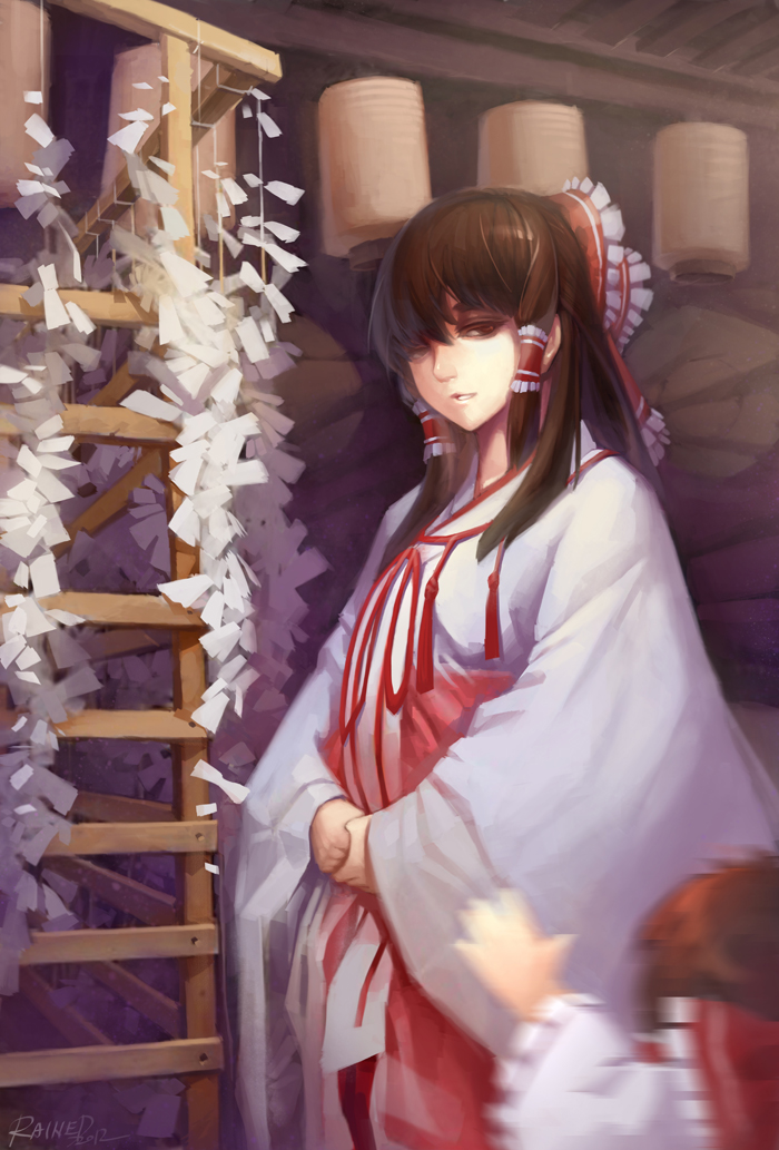 bow, brown_eyes, brown_hair, child, hair_bow, hair_tubes, hakurei_reimu, japanese_clothes