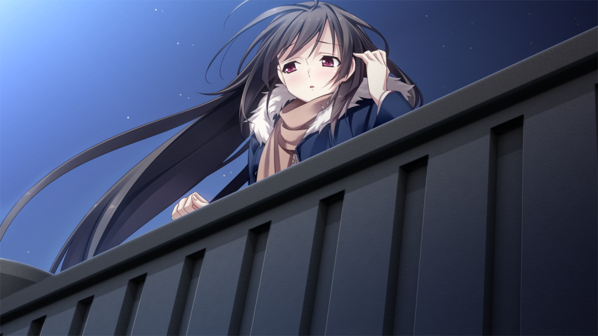 1girl, ashikawa_yukino, black_hair, game_cg, giga, hotchkiss, long_hair, mikoto_akemi