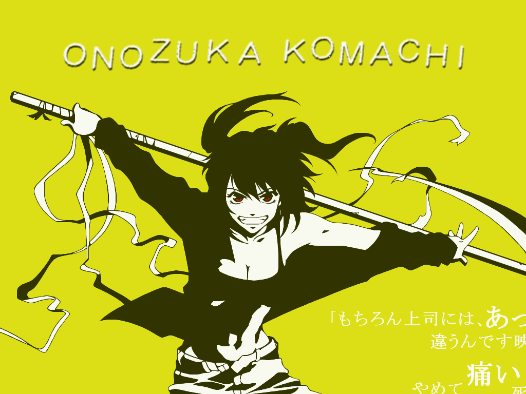 breasts, cleavage, contemporary, jeans, monochrome, onozuka_komachi, scythe, shintaro_(pixiv)