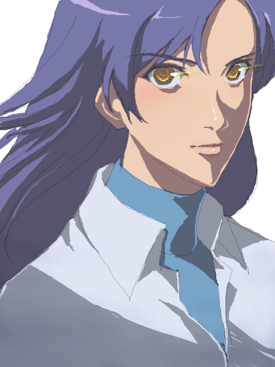 blue_hair, bust, idolmaster, kisaragi_chihaya, lips, matsudo_aya, rough, simple_background