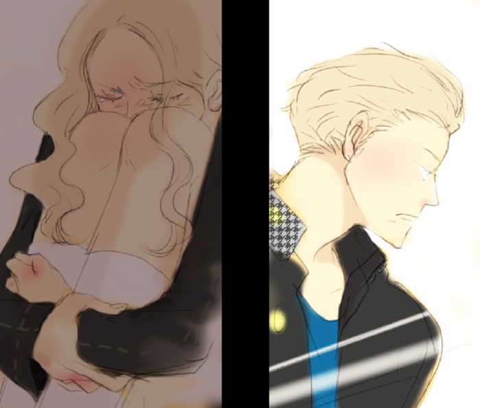 1boy, 1girl, brother_and_sister, brown_hair, closed_eyes, curly_hair, eyes_closed, footwear