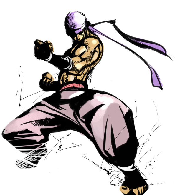 artist_request, baggy_pants, bandana, bandanna, fighting_stance, jyuzumaru, kung_fu, male