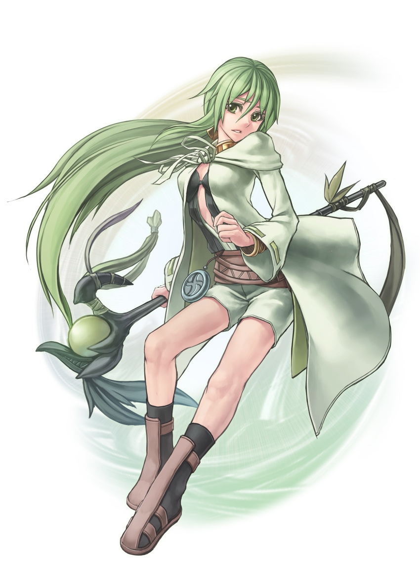 black_legwear, bracelet, caam_serenity_of_gusto, calm,_silent_gusta, choker, duel_monster, earrings, footwear