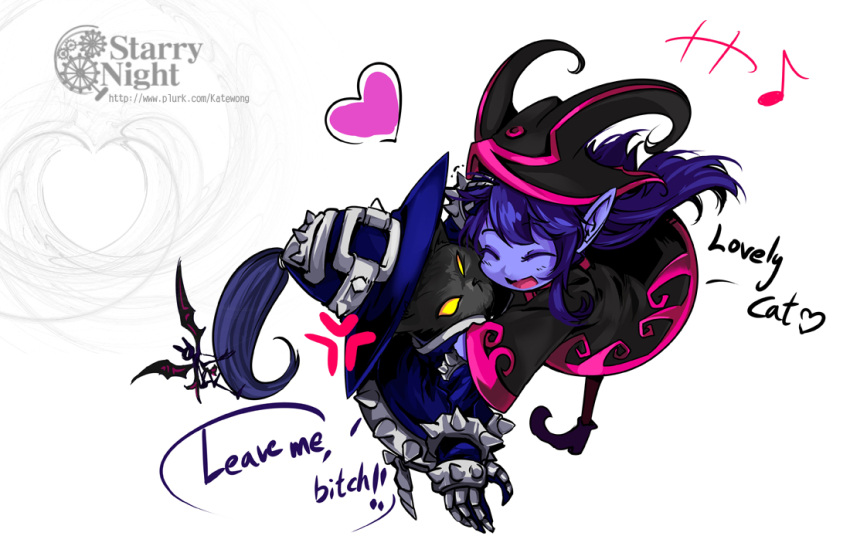 dress, fairy, hat, hoshinokaoru, league_of_legends, long_hair, lulu_(league_of_legends), pix