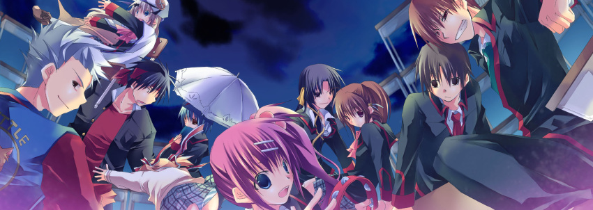 highres, inohara_masato, instrument, kamikita_komari, kera, kurugaya_yuiko, little_busters!!, naoe_riki