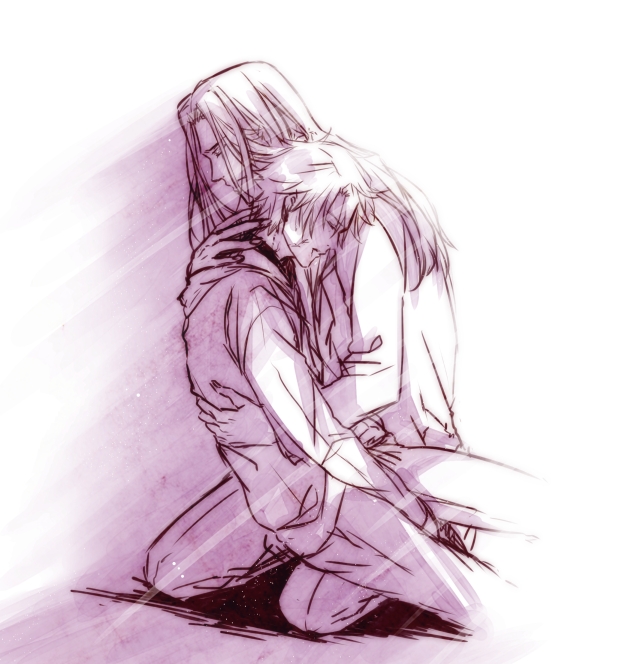 berserker_(fate/zero), closed_eyes, eyes_closed, fate/zero, fate_(series), hoodie, injury, long_hair