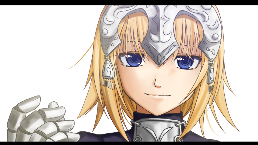 blonde_hair, blue_eyes, chien_zero, fate/apocrypha, fate/zero, fate_(series), gauntlets, headpiece