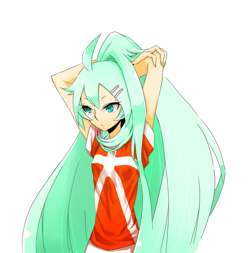 arms_up, green_eyes, green_hair, highres, inazuma_eleven, inazuma_eleven_(series), inazuma_eleven_go, inazuma_eleven_go_chrono_stone