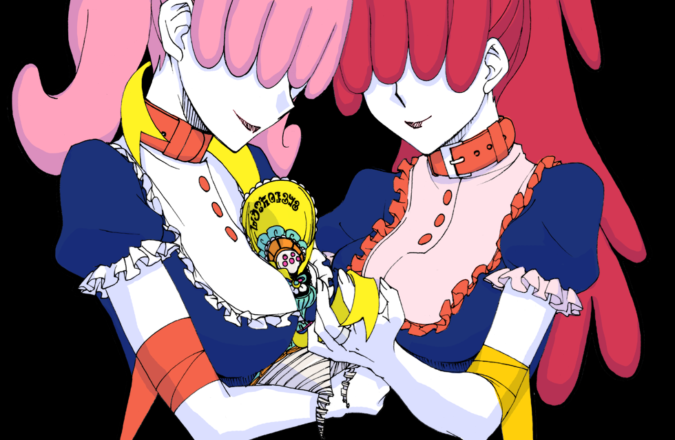 bonnet, candeloro, candeloro's_familiars, candeloro's_familiars, collar, frills, madoka_runes, mahou_shoujo_madoka_magica