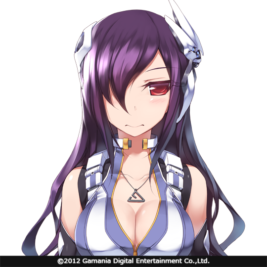 3:, blush, breasts, bust, busts, cleavage, collarbone, hair_over_one_eye