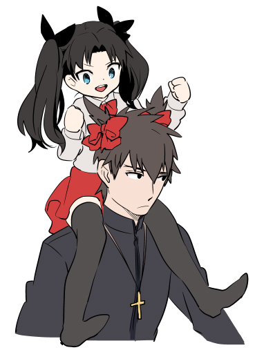1girl, alternate_hairstyle, black_legwear, blue_eyes, bow, brown_eyes, brown_hair, carrying