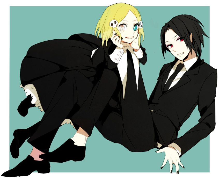 girl, guy, lenore, lenore_the_cute_little_dead_girl, ragamuffin, vampire