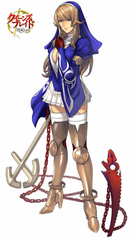 1girl, aqua_eyes, armlet, armor, armored_dress, axe, boots, breasts