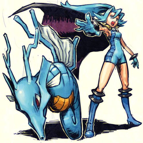 1girl, blue_eyes, blue_hair, boots, cape, choker, dragon, gloves