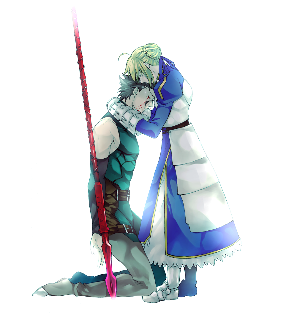 1girl, ahoge, armor, armored_dress, backlighting, black_hair, blonde_hair, blood