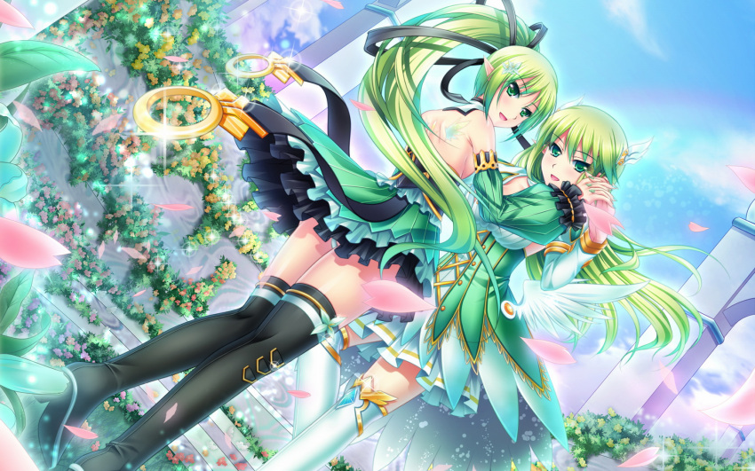 elsword, green_eyes, green_hair, lena_(elsword)