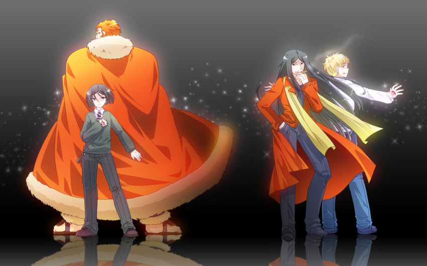 adult, beard, black_eyes, black_hair, cape, cigar, command_spell, facial_hair