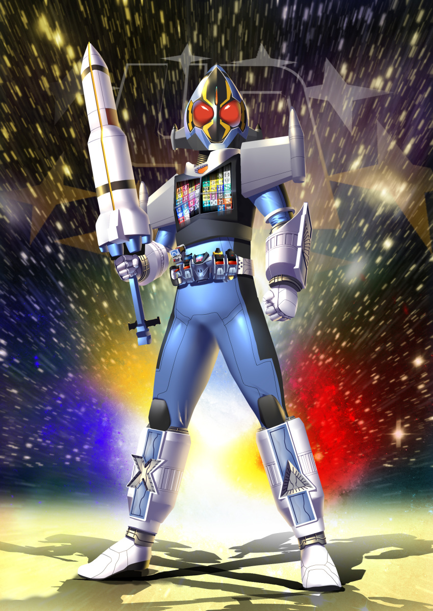 absurdres, belt, highres, honesaikou, kamen_rider, kamen_rider_fourze, kamen_rider_fourze_(series), male