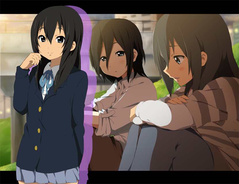 black_eyes, black_hair, blazer, casual, dress_shirt, extra, hatasuke, k-on!