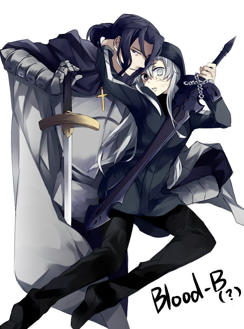 1girl, armor, arondight, bad_id, bad_pixiv_id, berserker_(fate/zero), black_eyes, blood+