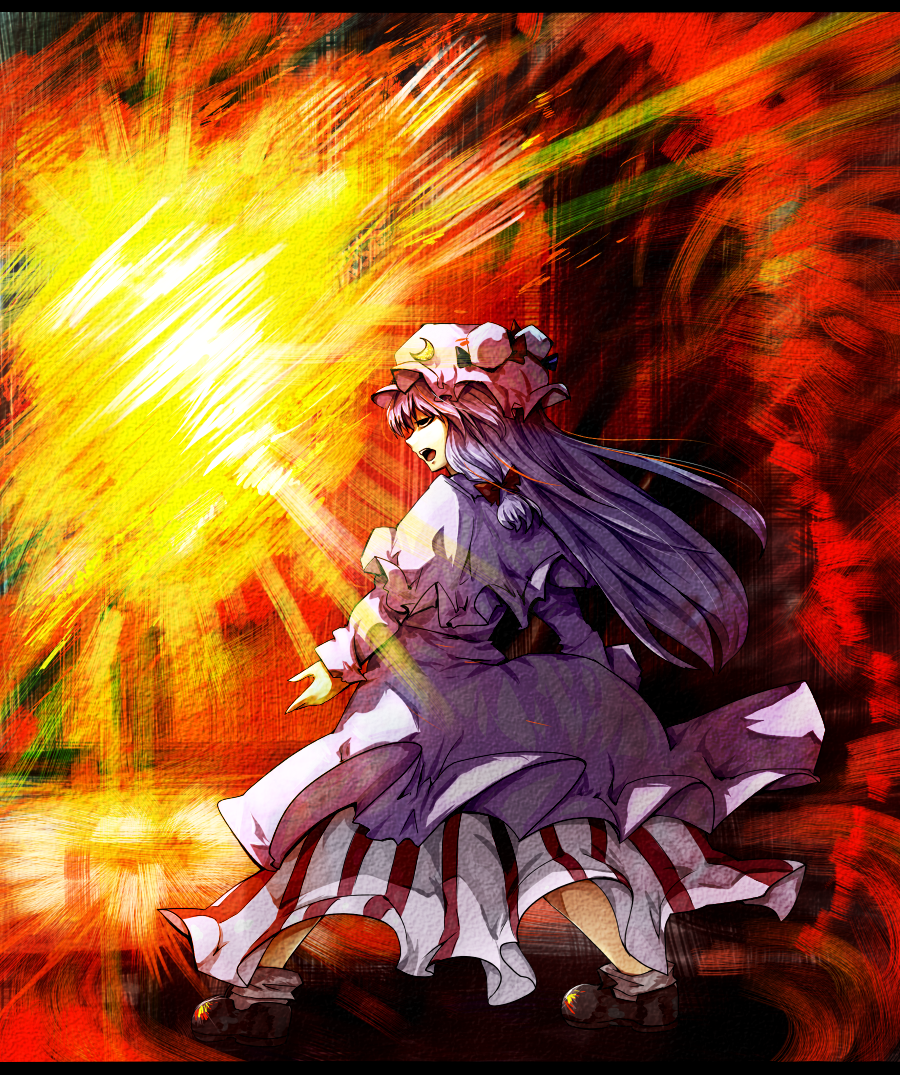 letterboxed, long_hair, mizuga, patchouli_knowledge, purple_hair, solo, touhou