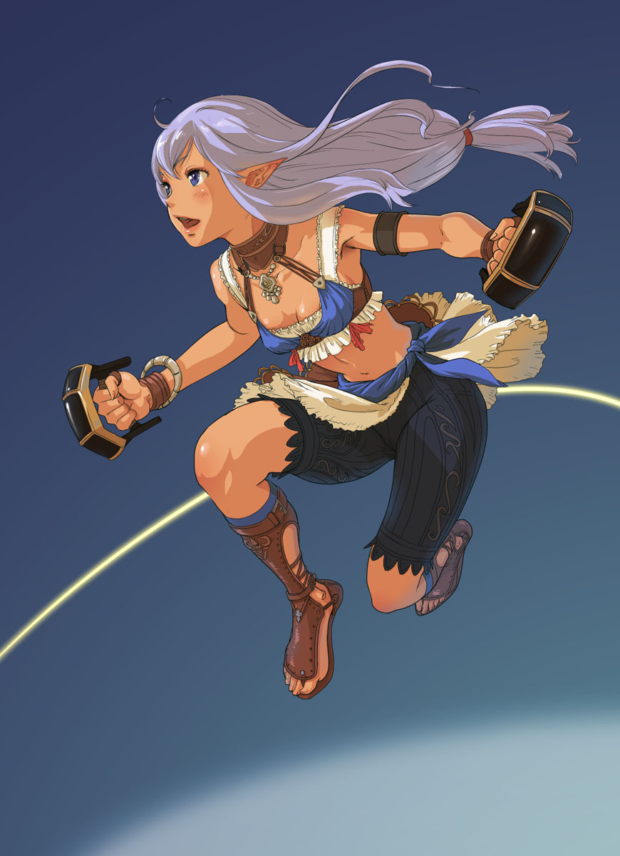 alternate_costume, blue_eyes, blush, breasts, cleavage, dissidia_012_final_fantasy, dissidia_final_fantasy, edih