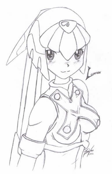 capcom, elbow_gloves, fairy_leviathan, gloves, helmet, leviathan, leviathan_(megaman), leviathan_(rockman)