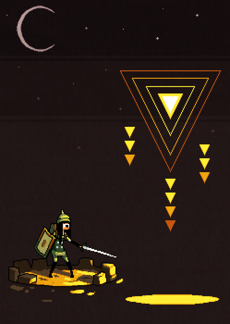 fighting, moon, pixel, pixel_art, shield, superbrothers:_sword_&amp;_sworcery_ep, sword, the_scythian