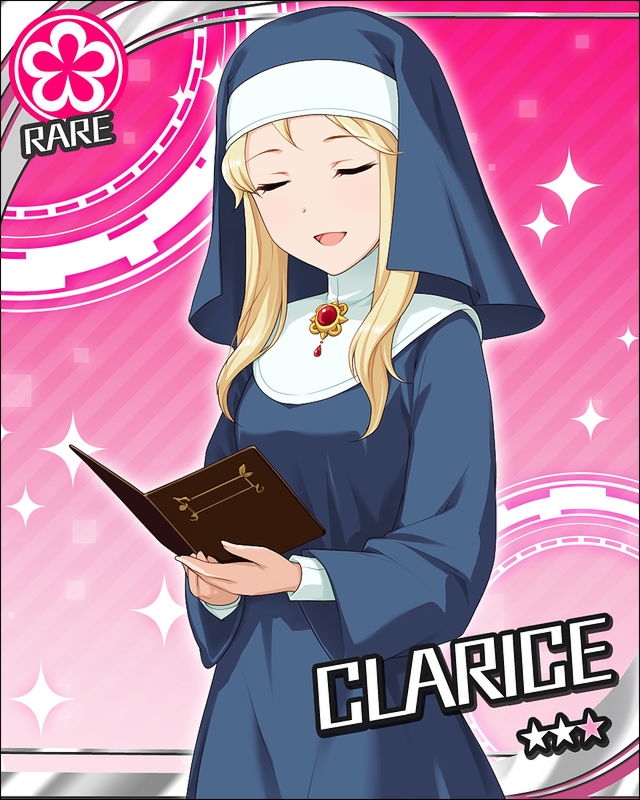 character_name, clarice, clarice_(cinderella_girls), closed_eyes, eyes_closed, flower, idolmaster, idolmaster_cinderella_girls