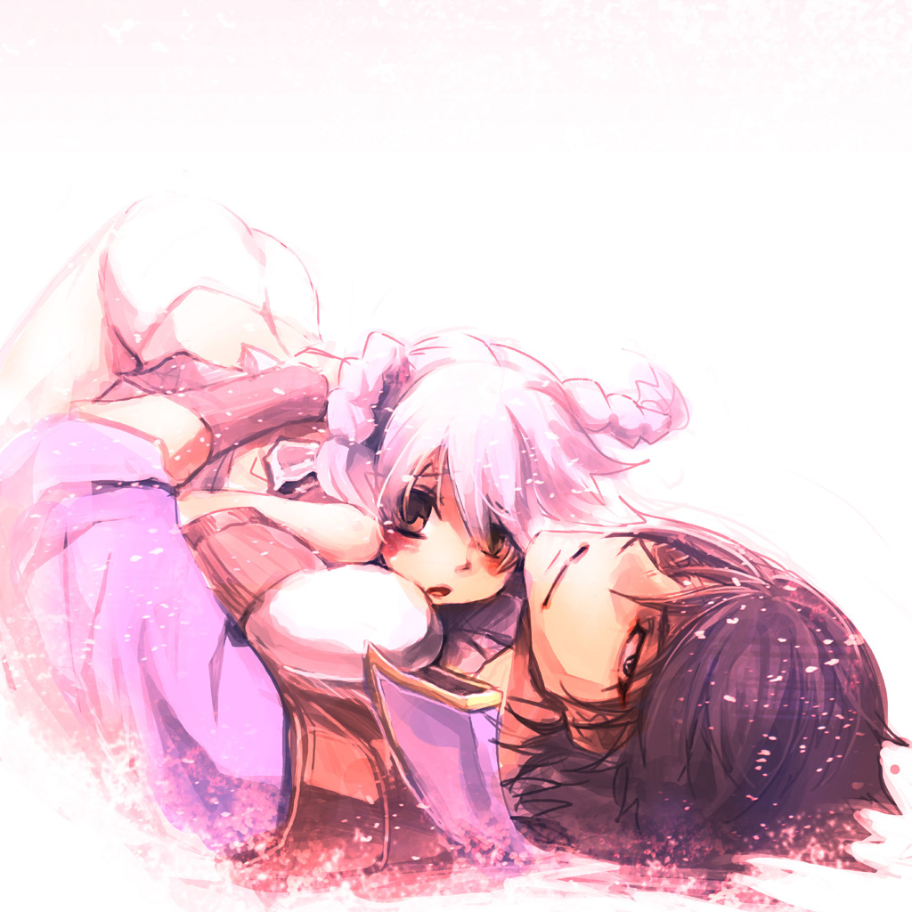 1girl, ass, black_hair, blush, braid, date_masamune, date_masamune_(sengoku_basara), eyepatch