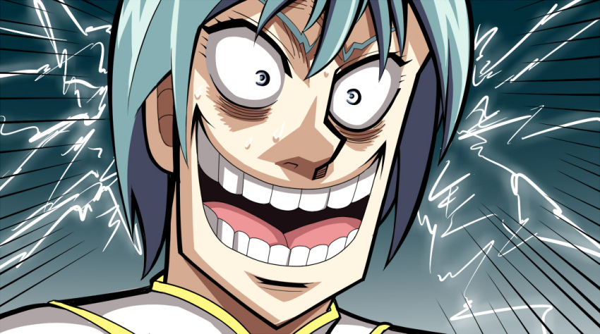 hukuhi, ichijou_(kaiji), kaiji, mahou_shoujo_madoka_magica, miki_sayaka, parody, solo