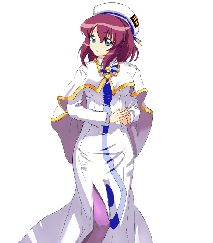 blue_eyes, cosplay, hat, henrietta_de_tristain, mizunashi_akari, mizunashi_akari_(cosplay), pantyhose, purple_hair