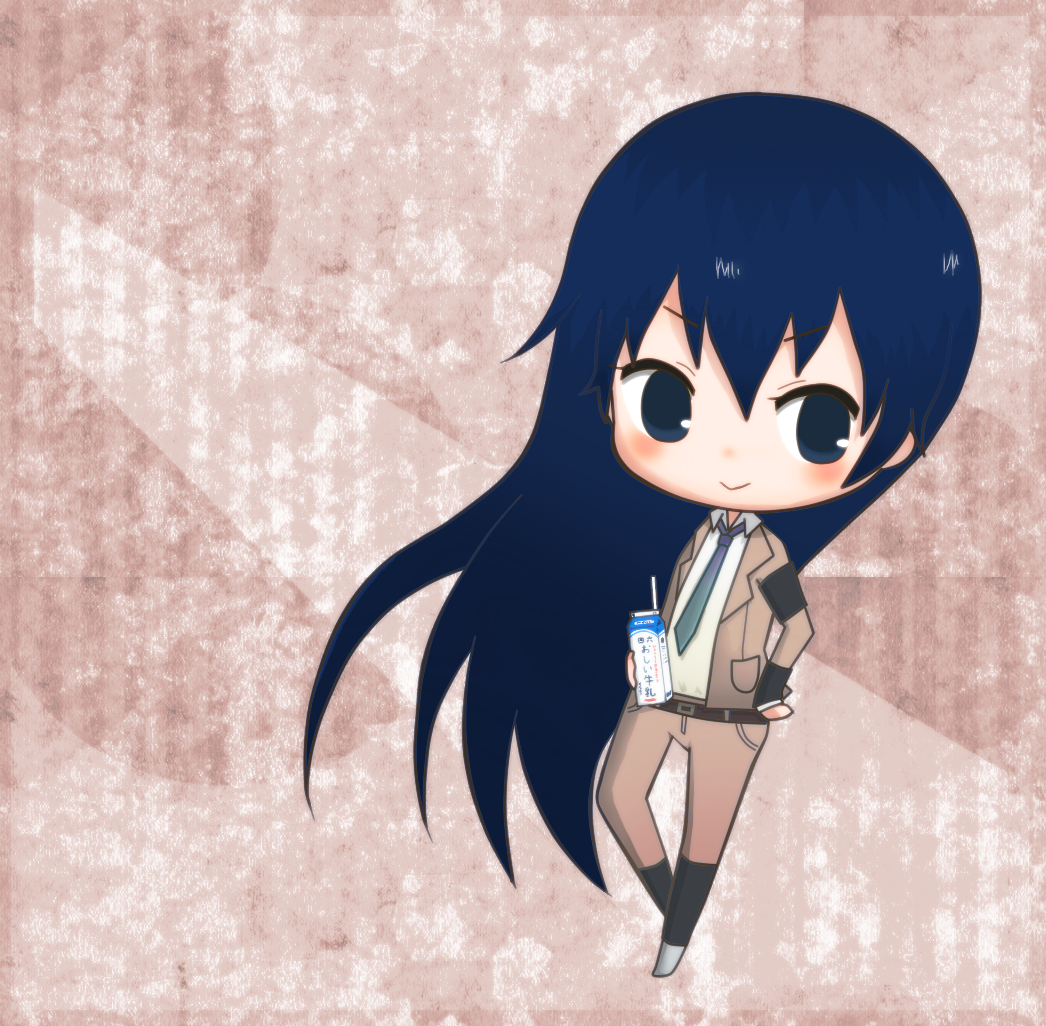 adult, blue_eyes, blue_hair, chibi, long_hair, necktie, persona, persona_4