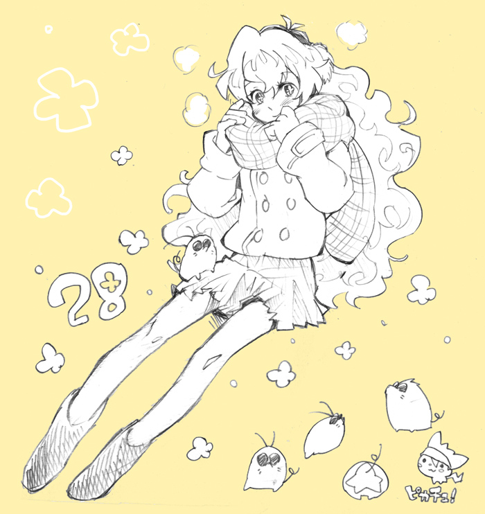 1girl, boota, boots, coat, earmuffs, long_hair, mwgi, nia_teppelin
