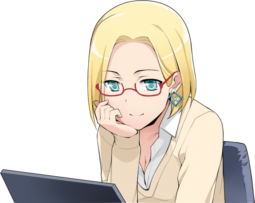 claudia_madobe, earrings, glasses, jewelry, red-framed_glasses, semi-rimless_glasses, simple_background, smile
