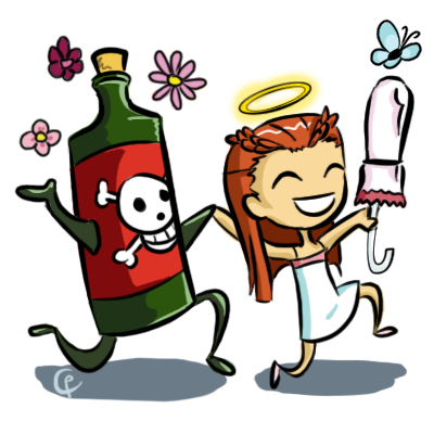 ace_attorney, bottle, braid, butterfly, capcom, dress, flower, gyakuten_saiban