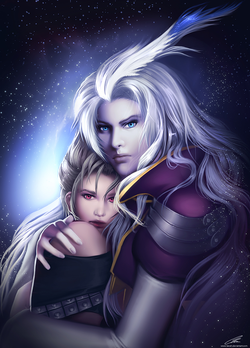 final_fantasy, final_fantasy_ix, final_fantasy_x, final_fantasy_x-2, hug, kuja, lavah, long_hair