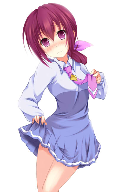 cosplay, griefwear, hoshizora_ikuyo, hoshizora_miyuki, hoshizora_miyuki_(cosplay), necktie, pink_eyes, pink_hair
