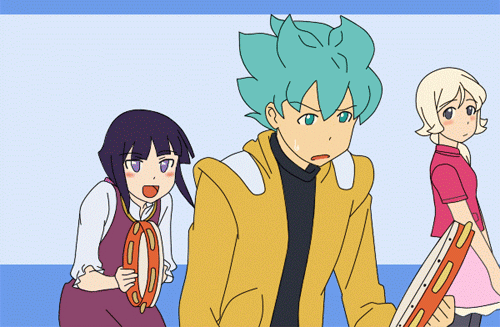 2girls, animated, animated_gif, artist_request, emily_armond, flit_asuno, gundam, gundam_age